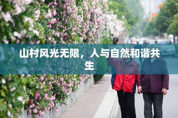 山村风光无限，人与自然和谐共生