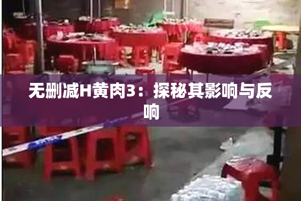 无删减H黄肉3：探秘其影响与反响
