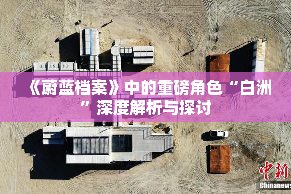 《蔚蓝档案》中的重磅角色“白洲”深度解析与探讨
