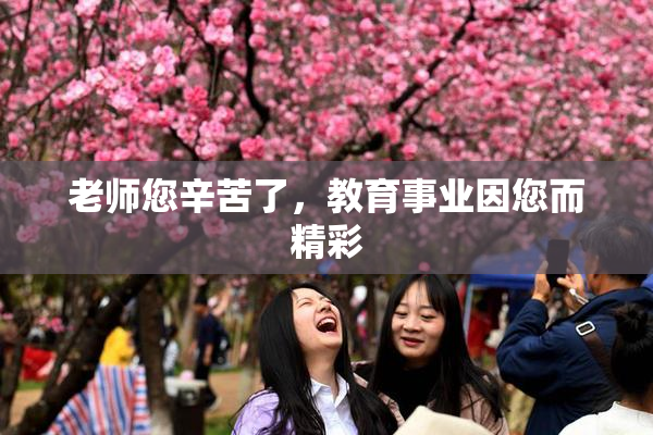 老师您辛苦了，教育事业因您而精彩