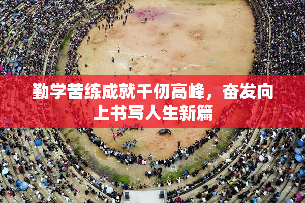 勤学苦练成就千仞高峰，奋发向上书写人生新篇