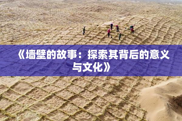《墙壁的故事：探索其背后的意义与文化》