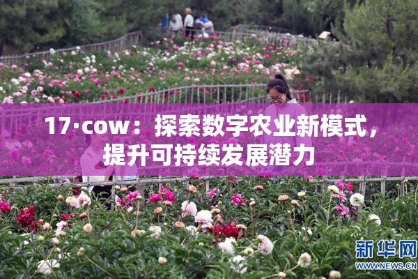 17·cow：探索数字农业新模式，提升可持续发展潜力