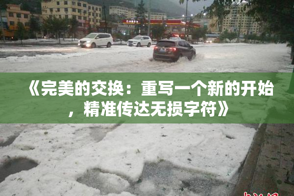 《完美的交换：重写一个新的开始，精准传达无损字符》