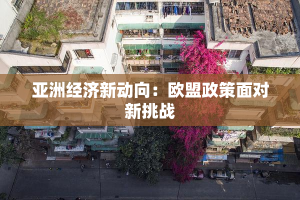 亚洲经济新动向：欧盟政策面对新挑战