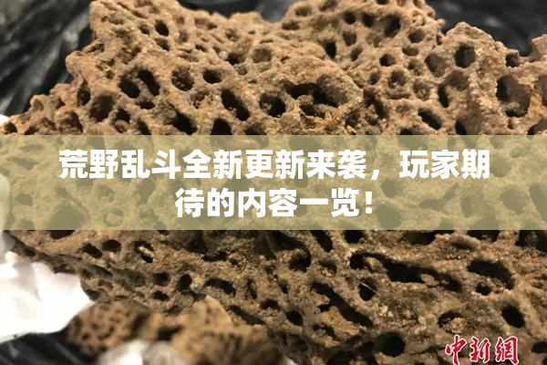 荒野乱斗全新更新来袭，玩家期待的内容一览！