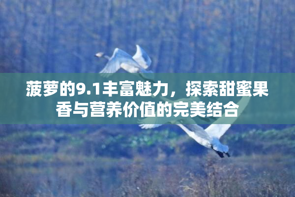 菠萝的9.1丰富魅力，探索甜蜜果香与营养价值的完美结合