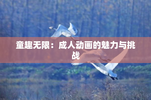 童趣无限：成人动画的魅力与挑战