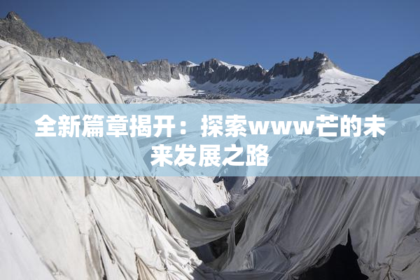 全新篇章揭开：探索www芒的未来发展之路