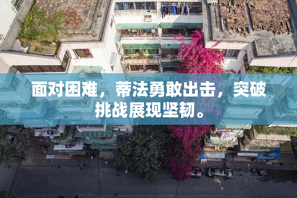 面对困难，蒂法勇敢出击，突破挑战展现坚韧。