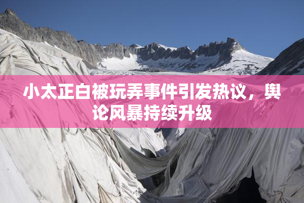 小太正白被玩弄事件引发热议，舆论风暴持续升级