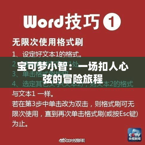 宝可梦小智：一场扣人心弦的冒险旅程