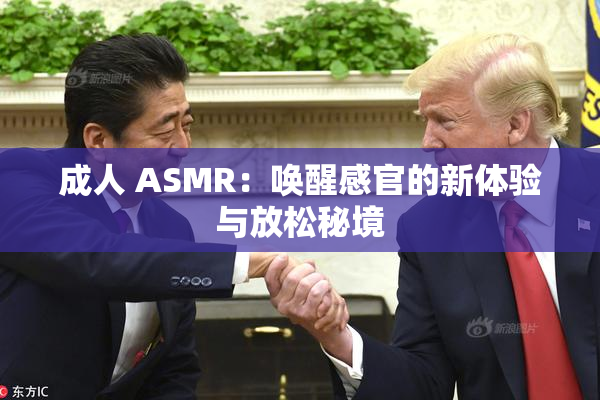 成人 ASMR：唤醒感官的新体验与放松秘境