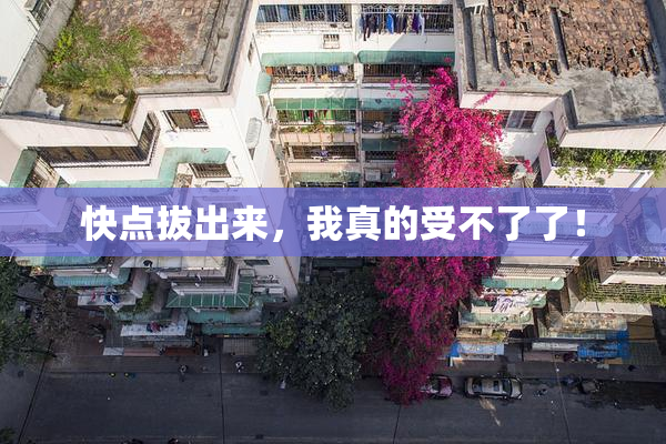 快点拔出来，我真的受不了了！