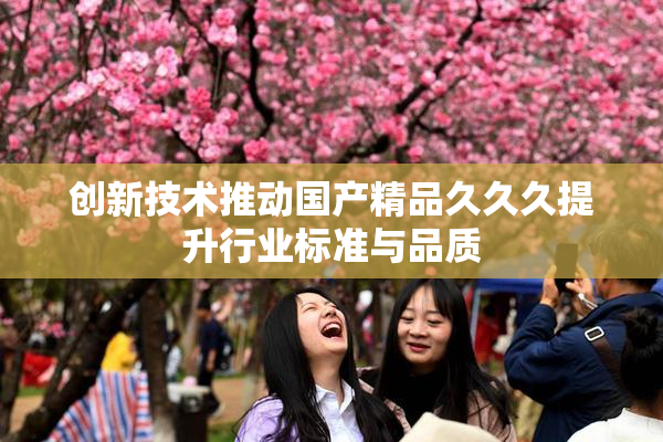 创新技术推动国产精品久久久提升行业标准与品质