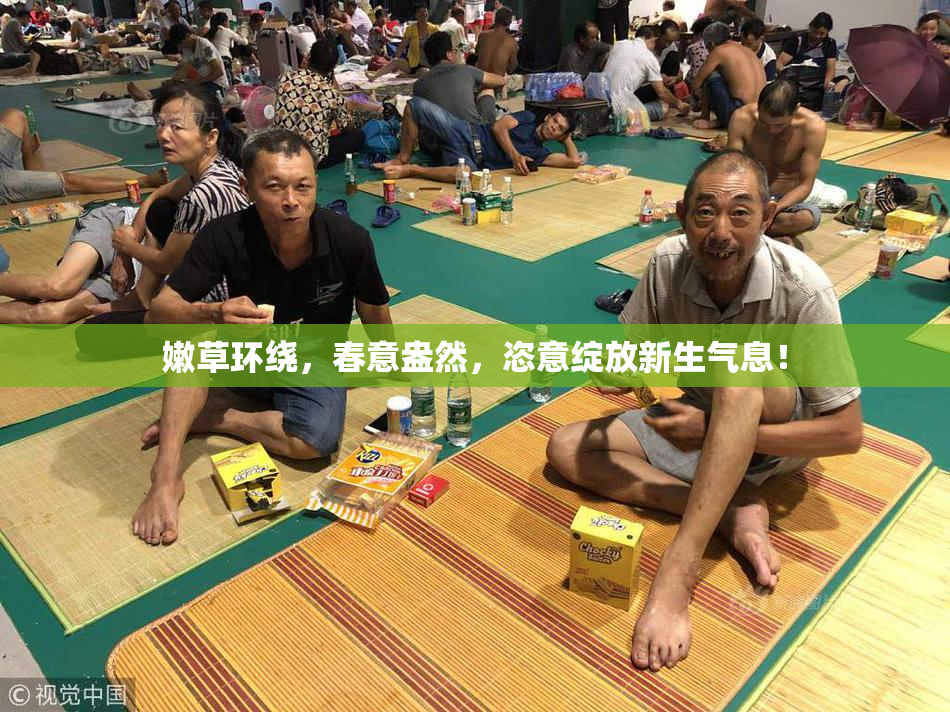 嫩草环绕，春意盎然，恣意绽放新生气息！