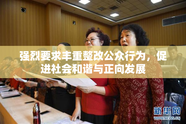 强烈要求丰重整改公众行为，促进社会和谐与正向发展