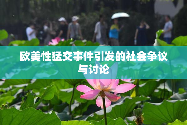 欧美性猛交事件引发的社会争议与讨论