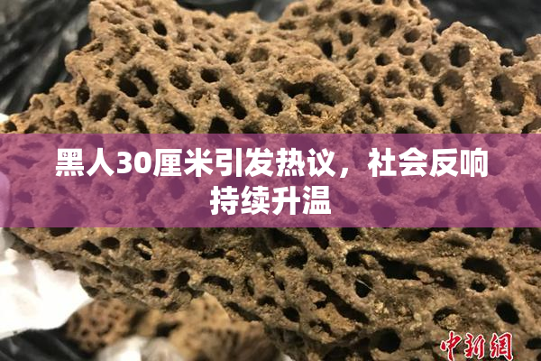 黑人30厘米引发热议，社会反响持续升温