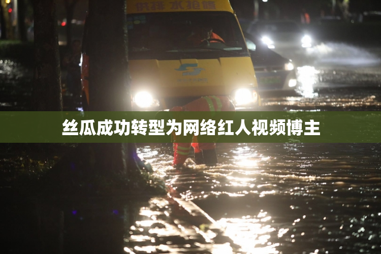 丝瓜成功转型为网络红人视频博主