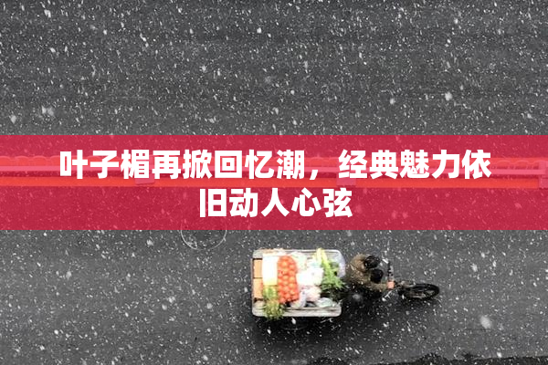 叶子楣再掀回忆潮，经典魅力依旧动人心弦