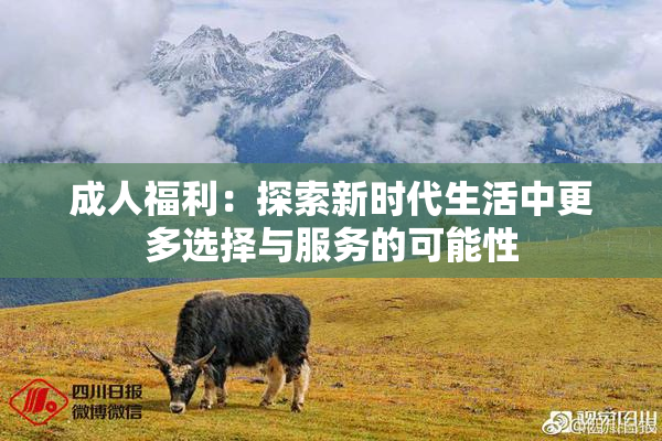 成人福利：探索新时代生活中更多选择与服务的可能性