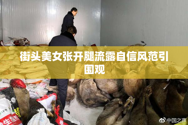 街头美女张开腿流露自信风范引围观