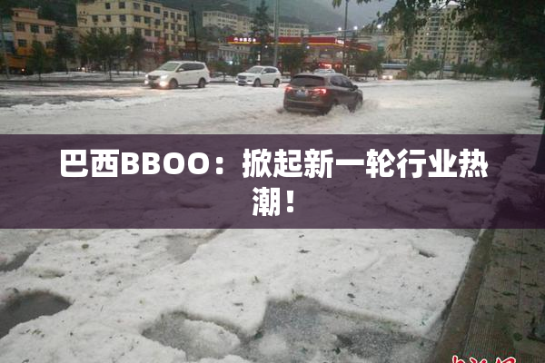 巴西BBOO：掀起新一轮行业热潮！