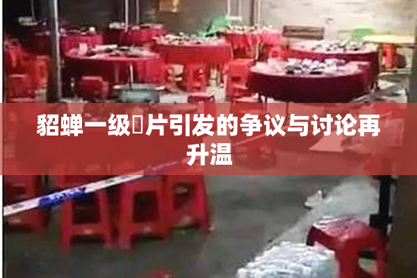 貂蝉一级婬片引发的争议与讨论再升温