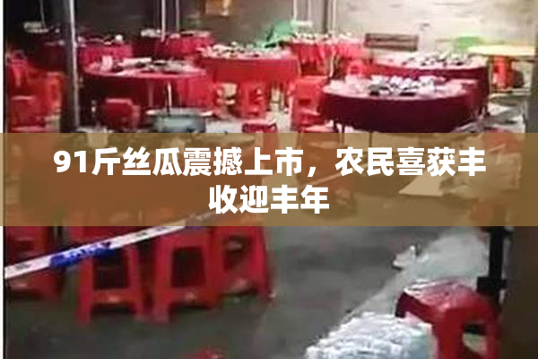 91斤丝瓜震撼上市，农民喜获丰收迎丰年