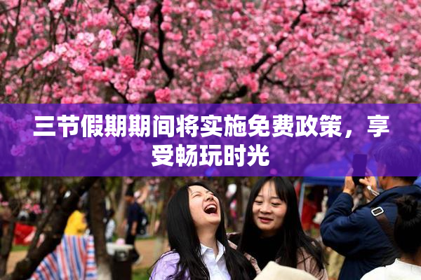 三节假期期间将实施免费政策，享受畅玩时光