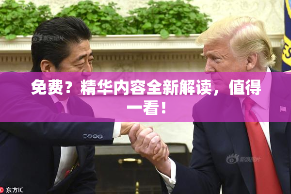 免费？精华内容全新解读，值得一看！