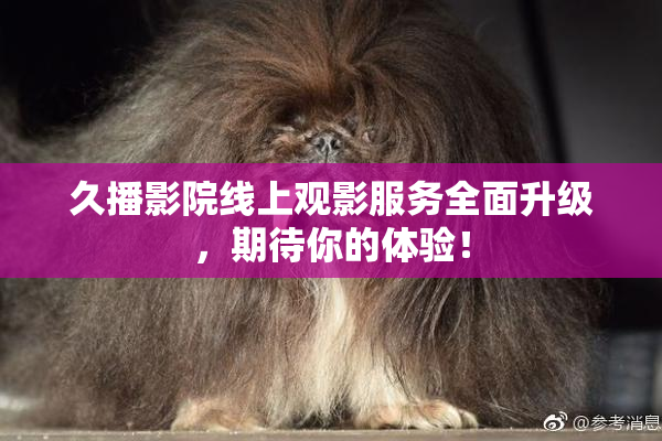 久播影院线上观影服务全面升级，期待你的体验！