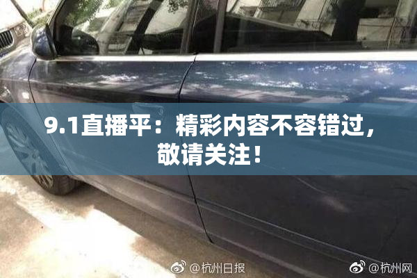 9.1直播平：精彩内容不容错过，敬请关注！