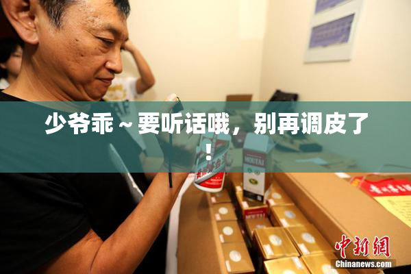少爷乖～要听话哦，别再调皮了！