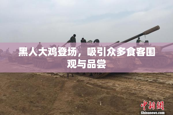 黑人大鸡登场，吸引众多食客围观与品尝