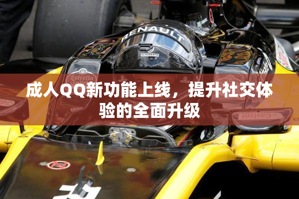 成人QQ新功能上线，提升社交体验的全面升级