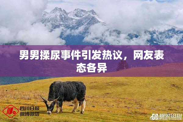 男男揉尿事件引发热议，网友表态各异