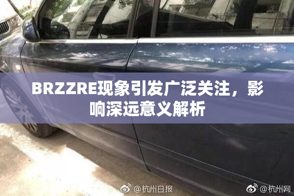 BRZZRE现象引发广泛关注，影响深远意义解析