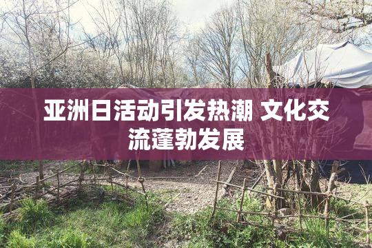 亚洲日活动引发热潮 文化交流蓬勃发展