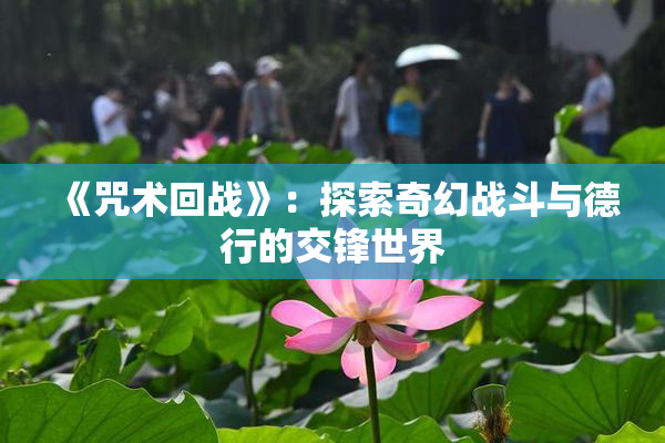 《咒术回战》：探索奇幻战斗与德行的交锋世界