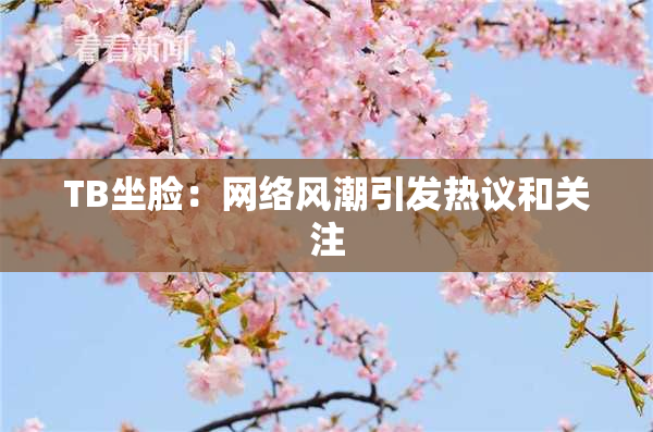 TB坐脸：网络风潮引发热议和关注