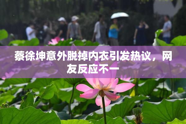 蔡徐坤意外脱掉内衣引发热议，网友反应不一