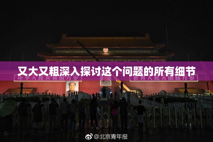 又大又粗深入探讨这个问题的所有细节