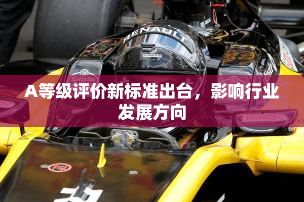 A等级评价新标准出台，影响行业发展方向