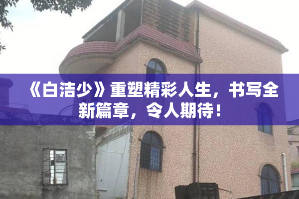 《白洁少》重塑精彩人生，书写全新篇章，令人期待！