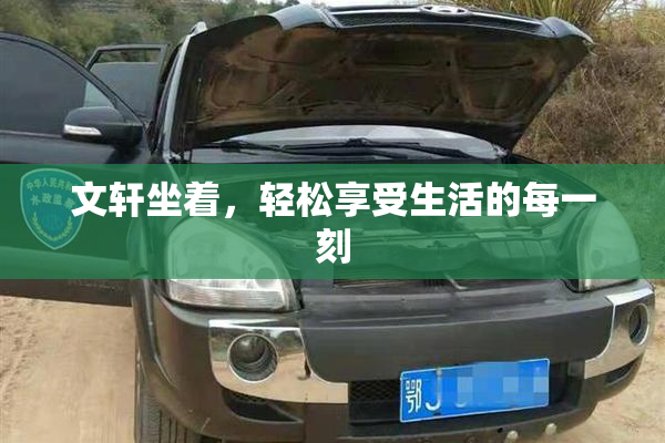 文轩坐着，轻松享受生活的每一刻