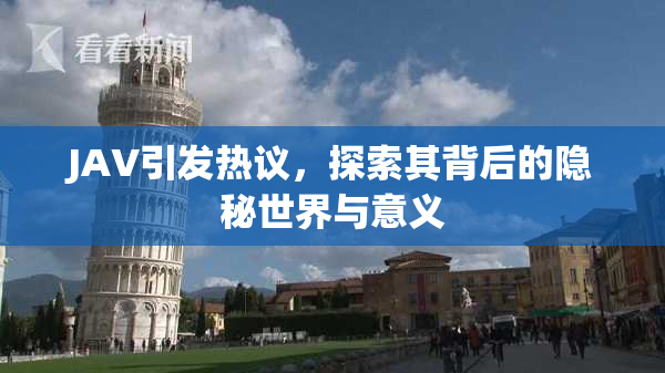 JAV引发热议，探索其背后的隐秘世界与意义