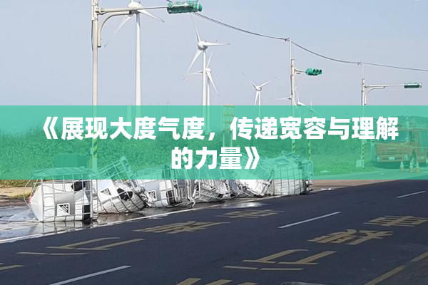 《展现大度气度，传递宽容与理解的力量》