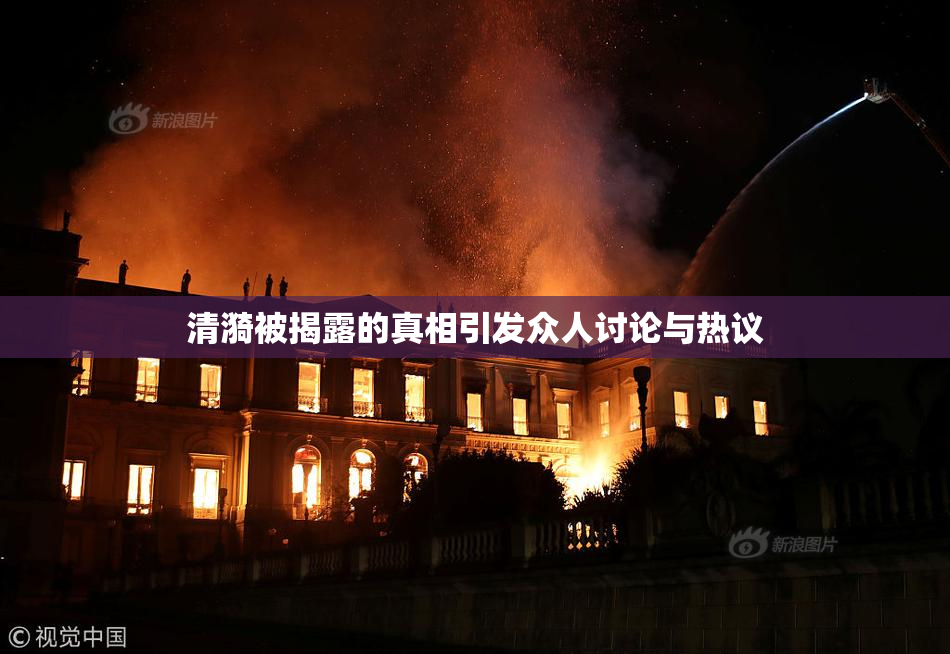 清漪被揭露的真相引发众人讨论与热议